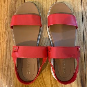 Red Cole Haan Zerogrand Sandals
